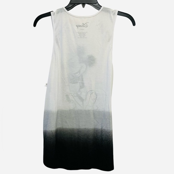 Disney Ombré Ribbon Embellished Mickey Graphic Print Tank Top - Picture 2 of 4